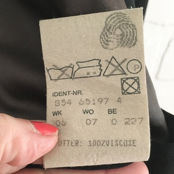 Hugo Boss x Cerruti 1881 Men’s Blazer Tuxedo Double breast Wool Black 50R - Picture 10 of 13